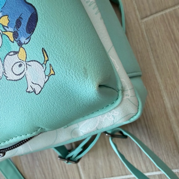 Loungefly Disney Stitch Backpack - Mint Green - Picture 4 of 5